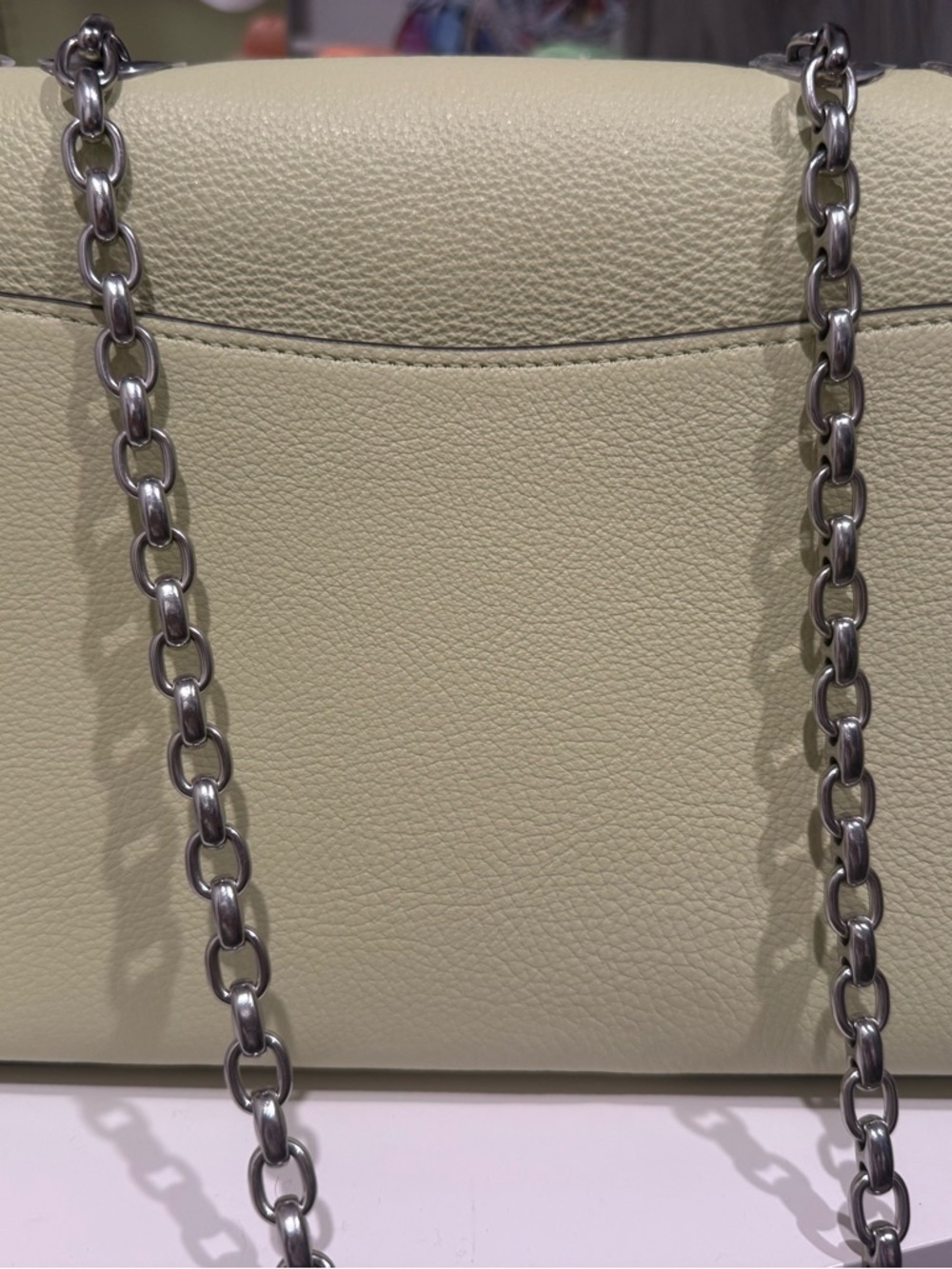 Coach Leather Crossbody Bag in Lime Green - Picture 2 of 7